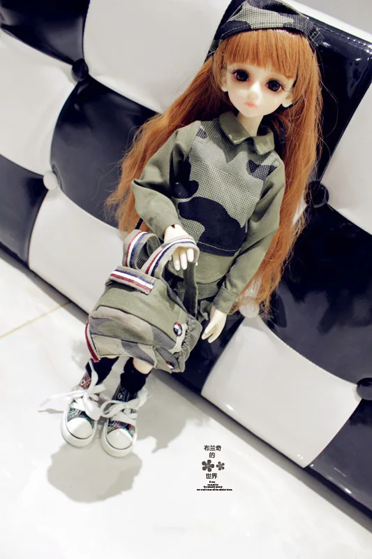 1/6 1/4 1/3 весы BJD аксессуары для одежды топ + штаны шляпа сумка куклы BJD/SD в комплект