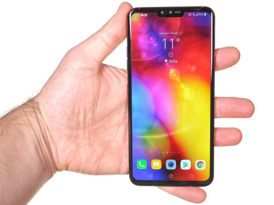 LG V40 ThinQ V405UA разблокированный LTE NFC Android мобильный телефон Snapdragon 845 Восьмиядерный 6," 16 МП 6 ГБ и 64 Гб отпечаток пальца NFC