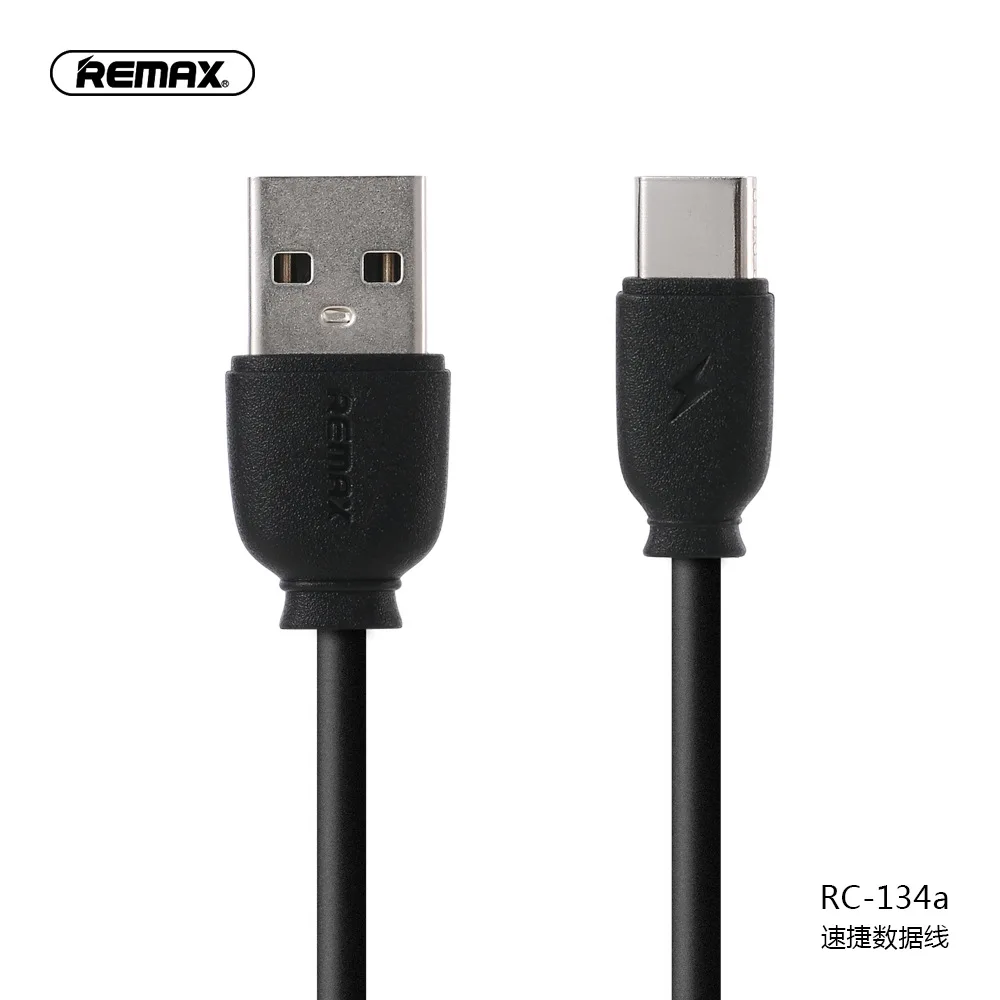 Remax Lesu USB IOS Micro type-C мобильный телефон Быстрый заряд кабеля передачи данных зарядный кабель для IPhone samsung huawei Xiaomi - Цвет: Type-C Black