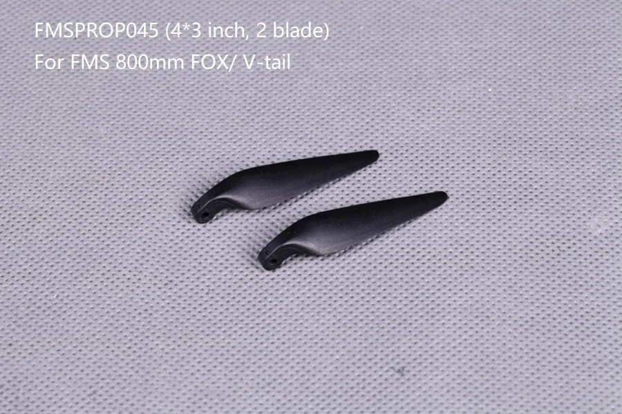 

FMS 800mm Fox / V-tail Glider Trainer Propeller 4x3 inch 2 blade FMSPROP045 RC Airplane Aircraft Model Plane Avion Spare Parts