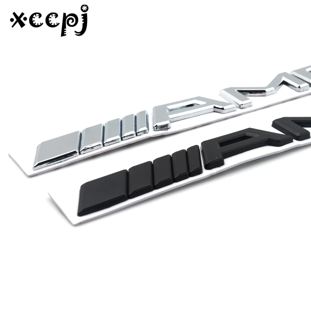

Car-styling Word letter 3D Logo Car Sticker SPORT Emblem Badge Door Decal Auto Accessories for A.M.G