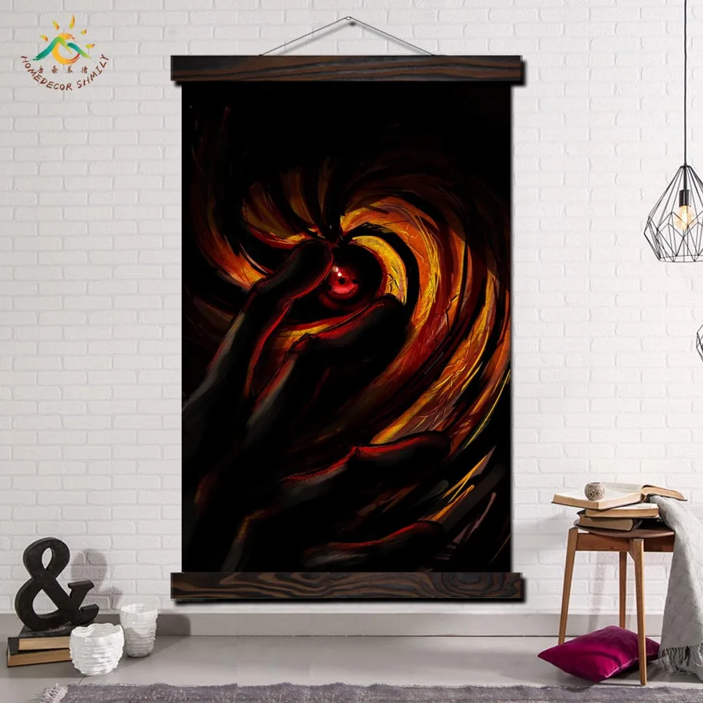

Naruto Anime Abstract Eye Wall Art Canvas Prints Painting Frame Scroll Painting Hanging Poster Decorative Picture Art Print