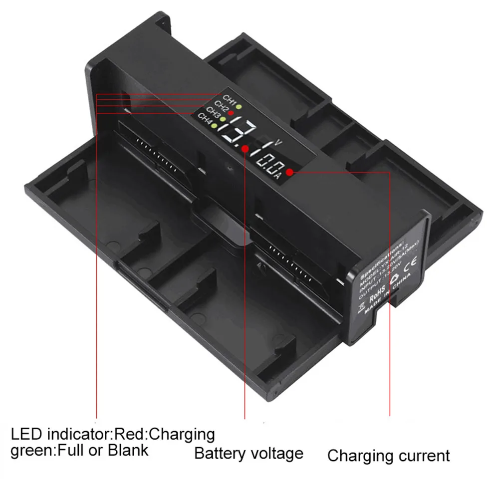 Mavic Air Charger For DJI Mavic Air Intelligent Flight Battery Charging Hub Parallel Charging Board DJI Battery Balance Manager (13)