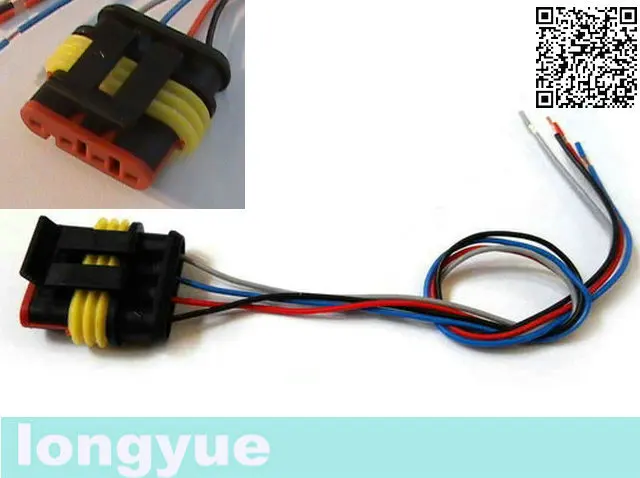 Longyue 2 шт. LPG Kabelbaum-Stecker zum neuen PS-CCT4-T5 Autogas KME Drucksensor географические карты сенсор адаптер stecker 30 см провода