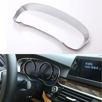 

Angelguoguo Car Chrome ABS Dashboard Edge side Cover Trim frame For BMW 5 Series G30 2017-2020