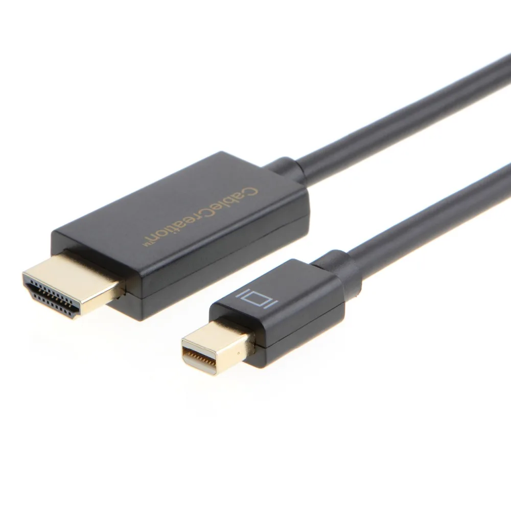 Cablecreation Mini DisplayPort (Thunderbolt Port Compatible) to HDMI AV
