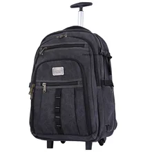 CARRYLOVE 1" 22" дюймов холщовая дорожная сумка для путешествий сумка для ручной клади рюкзаки на колесиках