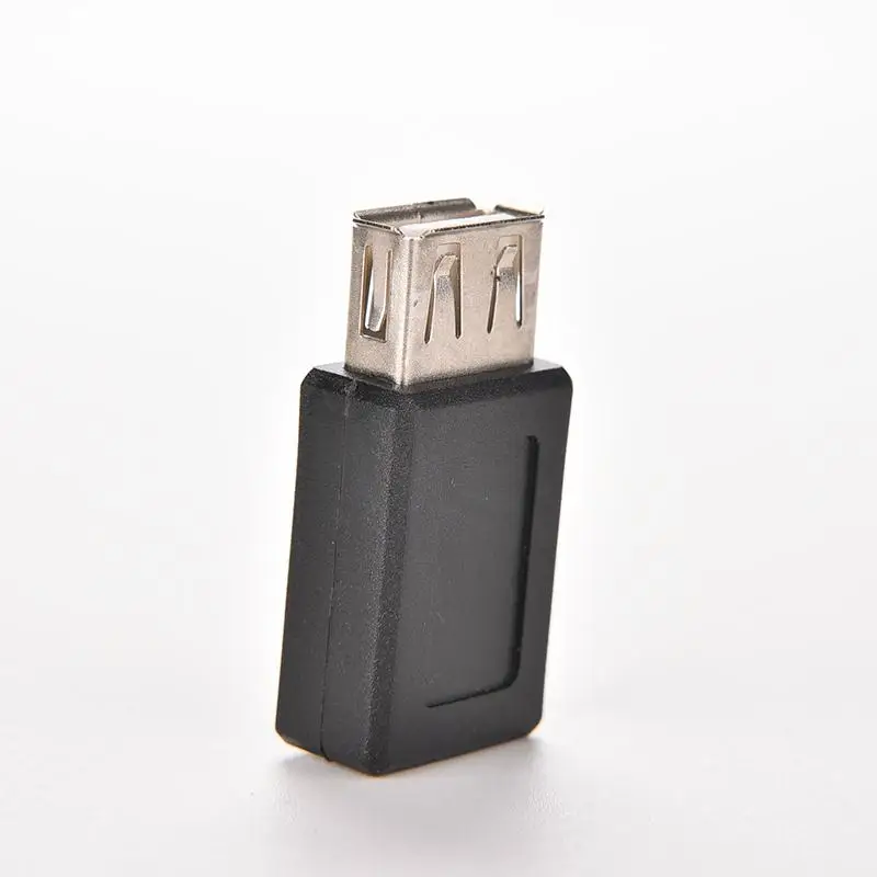 Струйный Черный USB 2,0 type A Female to B Female Micro USB 5 Pin кабель для передачи данных адаптер Высокое качество USB вилка Конвертер Разъем