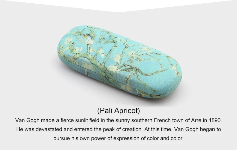 MINIMUM Retro Glasses Box Oil Painting Sunglasses High Quality Reading Glasses Case Vintage Art Storage Glasses Case 1 (6)