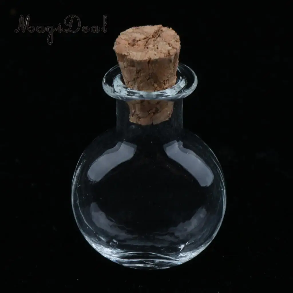 10pcs 2ml Small Glass Wishing Bottles Essential Oils Jars  Fragrance Reed Diffuser Vials DIY Decoration Tool