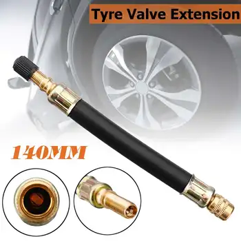 

105mm 140mm 210mm Tyre Valve Extension Dual Tire Wheel Truck Transit Adaptor Connector Car Accessory Tube Extension Adapter