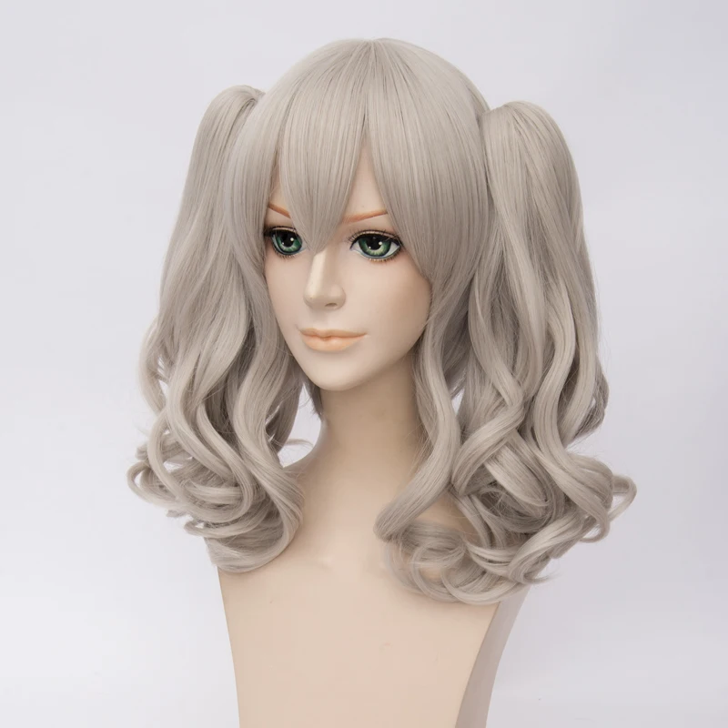 Японский парик для косплея из аниме Kantai Collection Касима с волнистыми хвостиками| |
