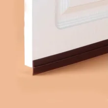 35 мм Ширина Самоклеющиеся силиконовые бар двери окна нижней уплотнительной полосы всепогодный звукоизоляция