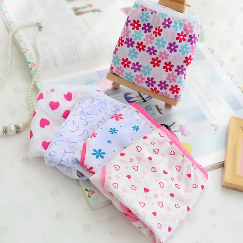 

6pcs/pack Baby Girls Underwear Cotton Panties For Girls Kids Short Briefs Children Underpants