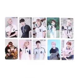 Самоклеящиеся фото-открытки с кристаллами Jungkook Jimin V sticker Photocard Poster канцелярские наклейки Bamgtan для мальчиков