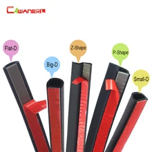 Cawanerl, 10 метров, 1000 см, автомобильная уплотнительная полоска, обшивка края, уплотнительная полоска, резиновая уплотнительная полоска, звукоизоляция для двери, капота, багажника