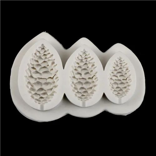 Buy Silicone Creative Design Pine Cones Mold Fondant