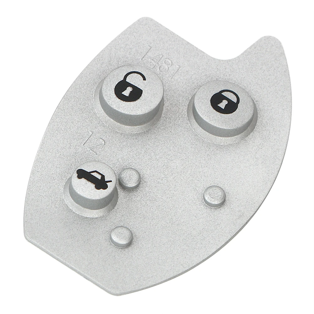 

LEEPEE Remote 3 Buttons Car Accessories Rubber Button Pad Car Key Pad Key Shell Case Replacement for Citroen Xsara C5 Key Mat