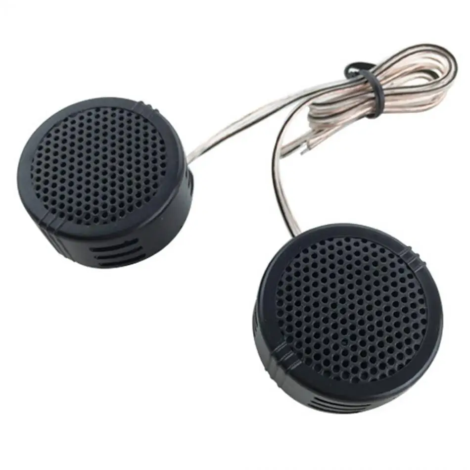 2pcs 2.8V 500W Practical High Efficiency Mini Dome Tweeter Speakers with 97dB Suitable for Car / Audio System