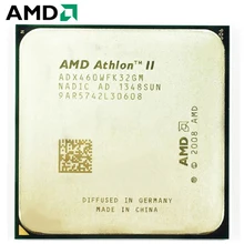 AMD Athlon II X3 460 cpu Разъем Am2 + AM3 95 W 3,4 GHz 938-pin трехъядерный настольный процессор cpu X3 460 Разъем Am2 + am3