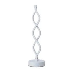 Европейская вилка современная светодиодная настольная лампа Креативный дизайн спиральные Акриловые Настольные лампы художественного