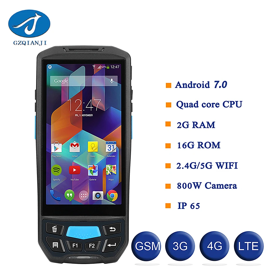 

Handheld NFC WiFi Bluetooth GPS Camera Barcode Scanner Industrial PDA 1D 2D LTE GPS Android Reader Phone handheld terminal PDA