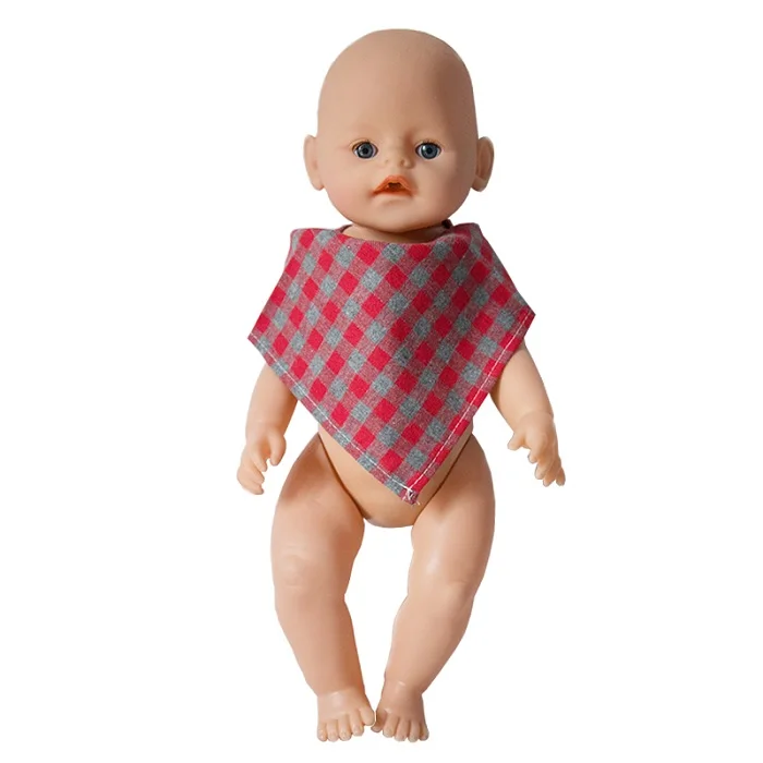 Кукольная одежда подходит для 43 см новорожденных кукол одежда аксессуары мультфильм розовый мультфильм кусок Ползания одежда - Цвет: NO 7