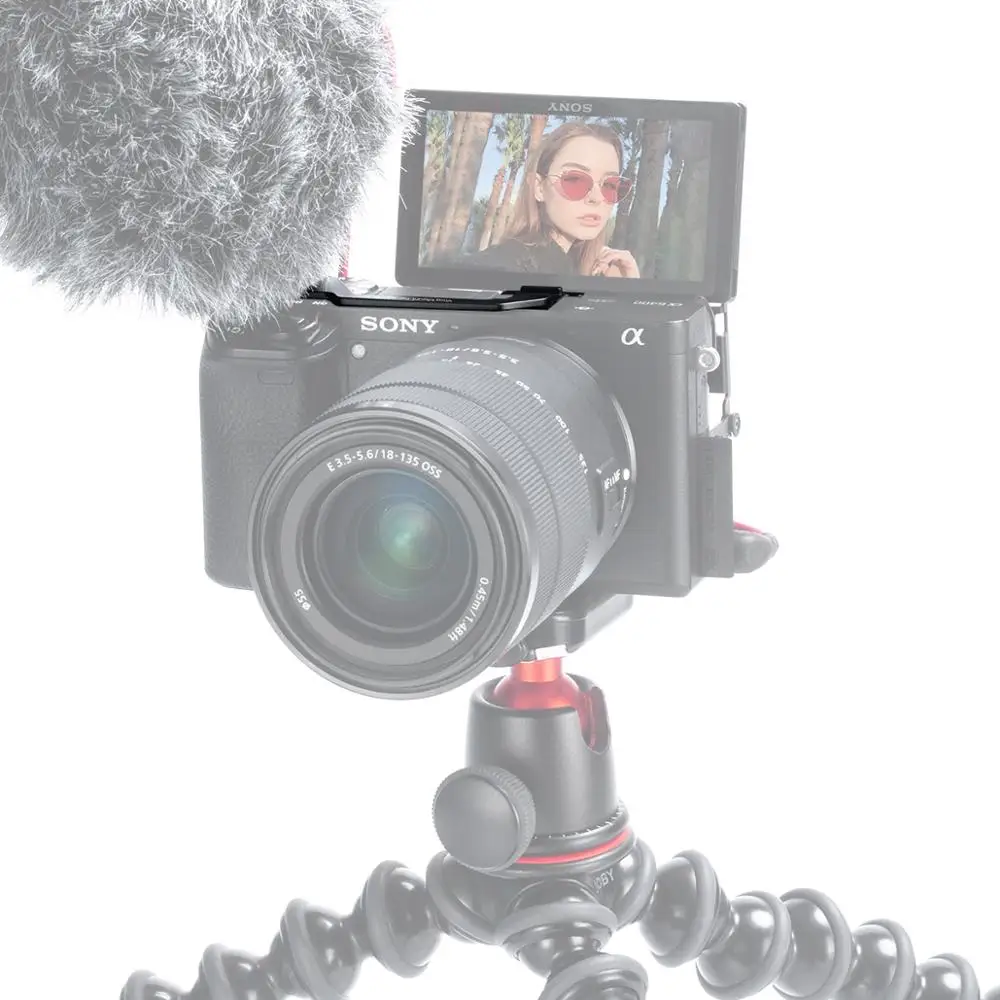 UURig R008 Камера холодная обувная Ложка Ручка с Arri винт M5 поворотный винт внешний монитор Mic для DSLR NikonCanon sony