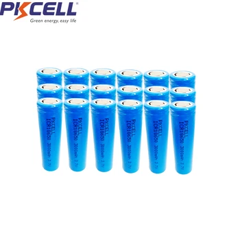 

20Pcs ICR 18650 3.7V 3000mAh Li-ion Rechargeable Battery Liion ICR18650 Batteries Flat Top For mechanical mod torch headlight