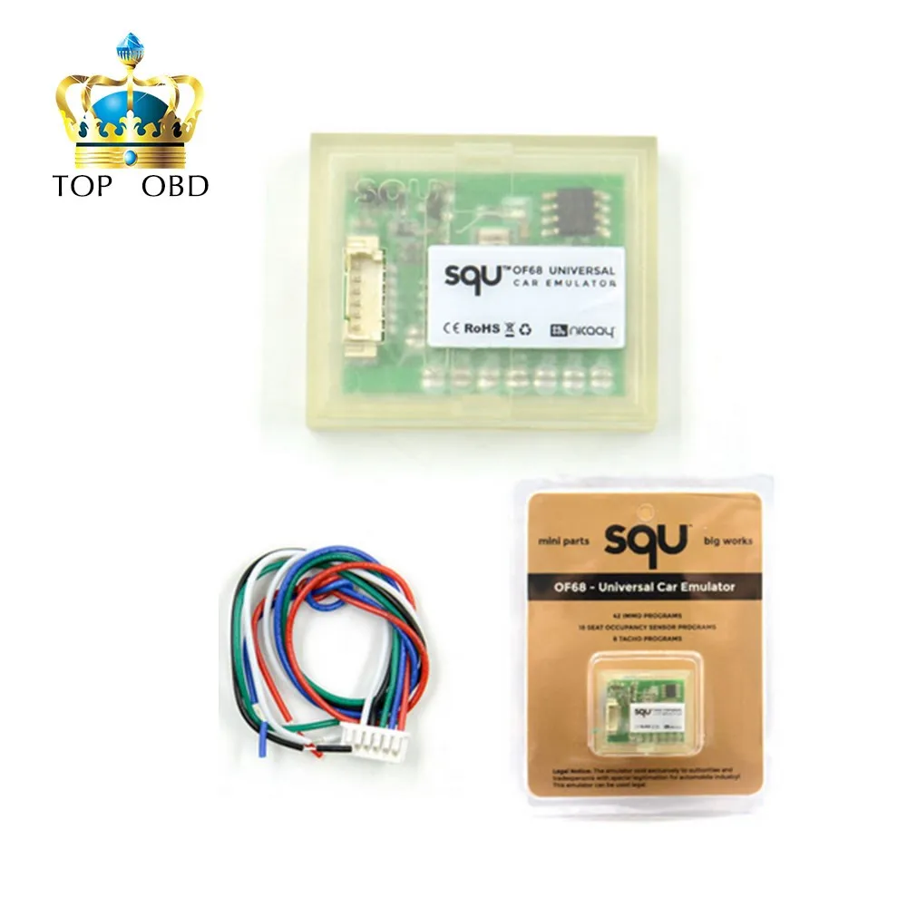 

SQU OF68 Universal Car Emulator OF80 /OF68 Emulator Signal Reset Immo Programs Place ESL Diagnostic Seat Occupancy Sensor