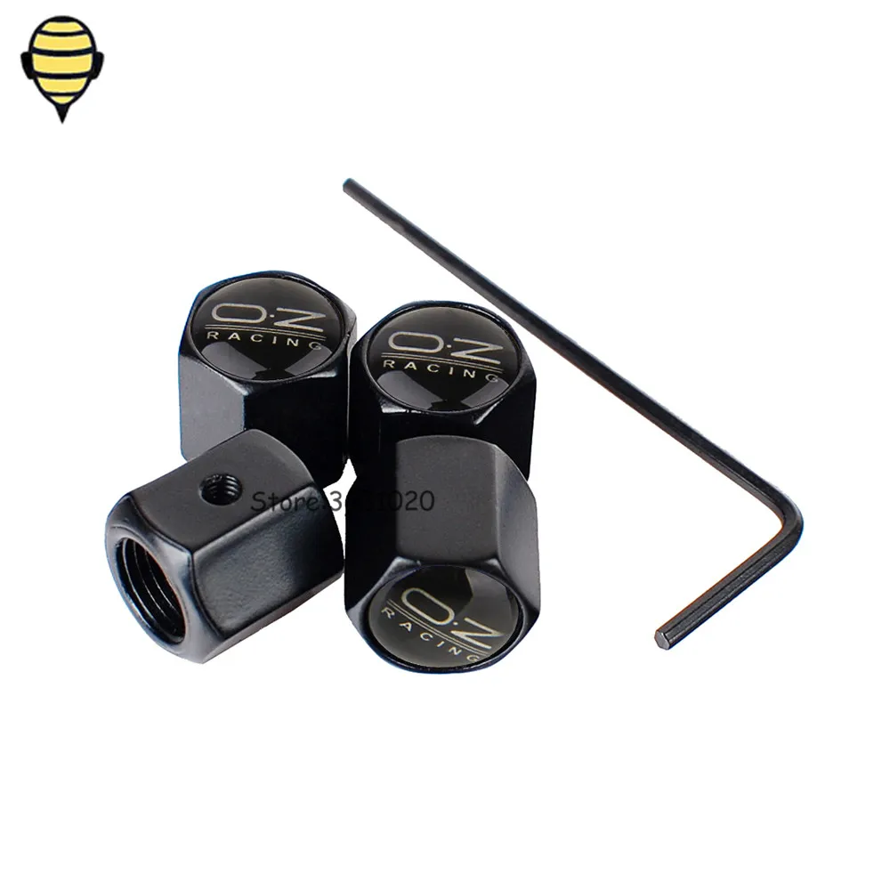 Car Styling Auto Wheel Rims Sticker Tire Valve Stem Caps for OZ Racing