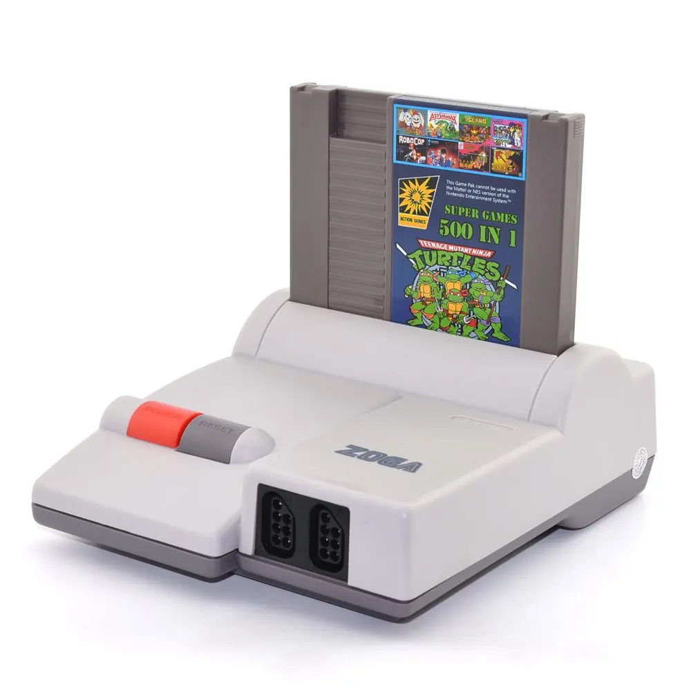 Для NES-101 консоли клон включает два контроллера и кабели EU или US plug без игрового картриджа