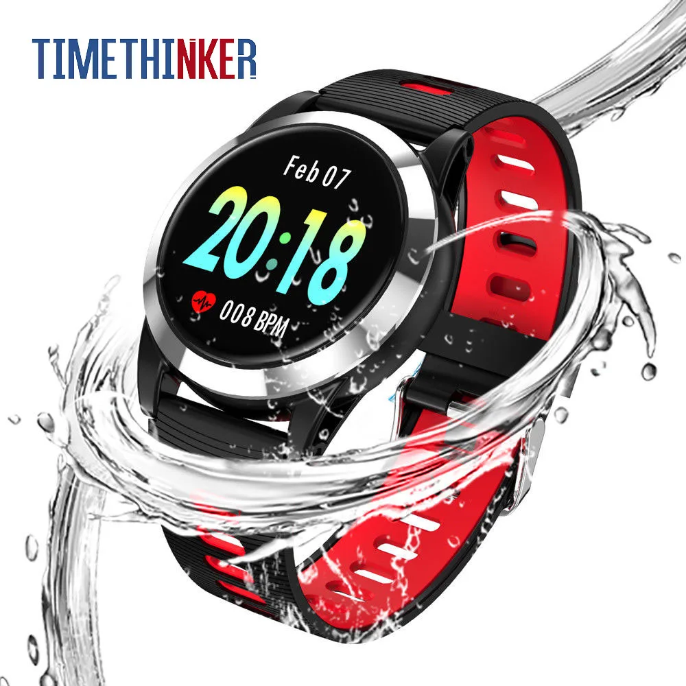 Смарт часы Timethinker R15 IOS Android умный фитнес трекер пульсометр шагомер управление