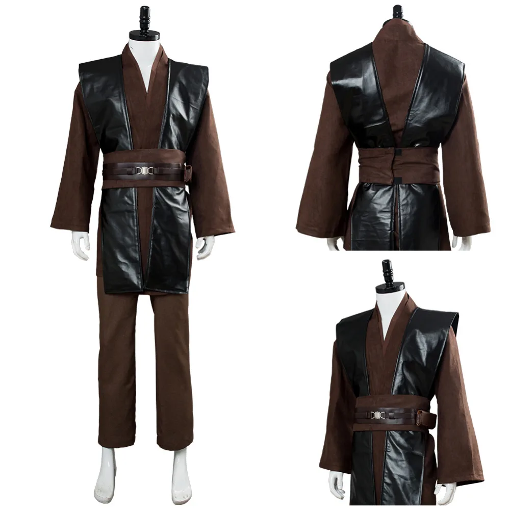 

Adult Star Wars Cosplay Anakin Skywalker Costume Cosplay No Cloak Simple Version Halloween Carnival Cosplay Costume Custom Made