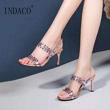 Summer Shoes Women 2019 New Design Silver Rhinestone Sandals Sexy Women Wedding Shoes party sandals sexy flat rhinestone sandals snake style design flip women s sandals crystal decoration lady cute party silver shoes for dress