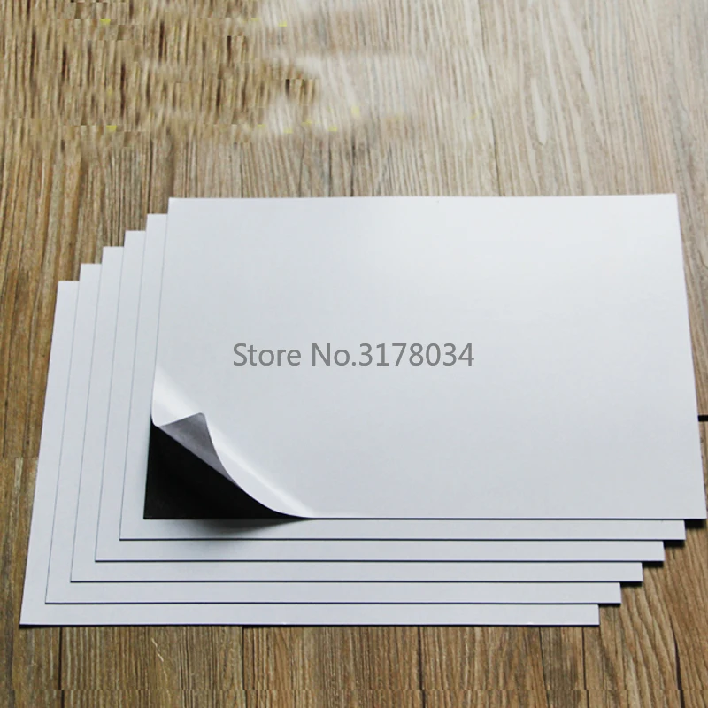 

self adhesive soft rubber Magnetic Inkjet Print Sheet board For Spellbinder Dies/Craft Strong Flexible Fridge Magnet 297x210mm
