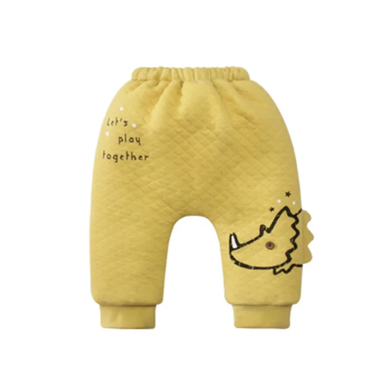 Штаны для маленьких мальчиков и девочек зимние плотные теплые штаны с героями мультфильмов детская одежда брюки для малышей штаны из полипропилена милые леггинсы