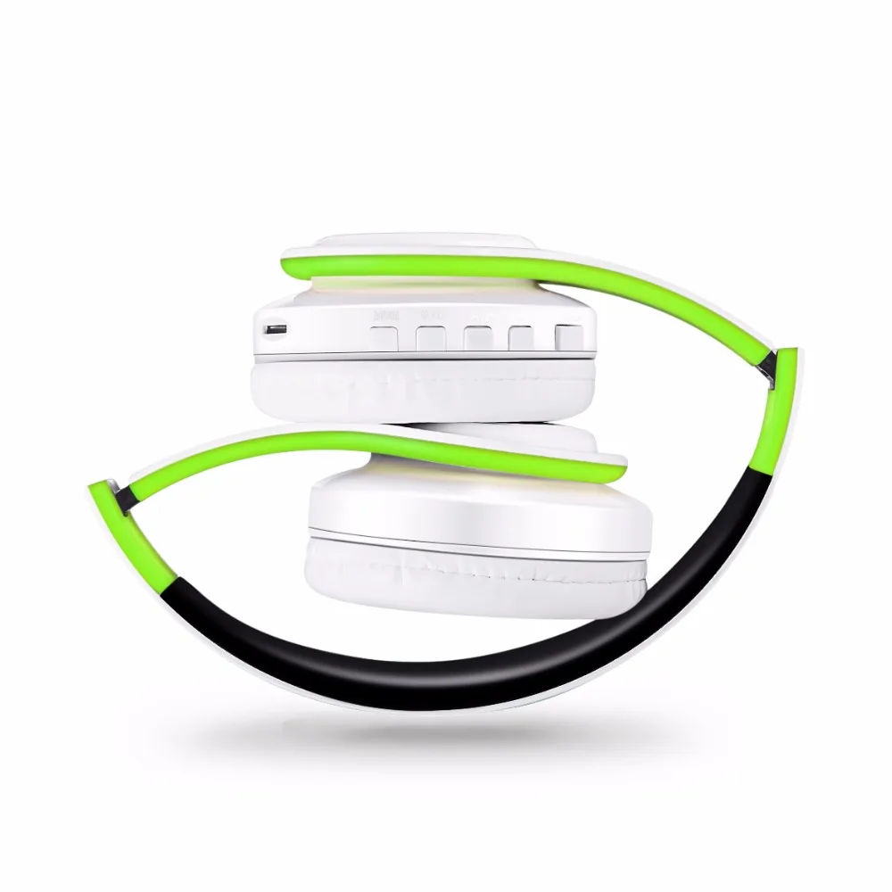 Беспроводные стереонаушники Bluetooth 15 часов со слотом для TF карты совместимы всеми