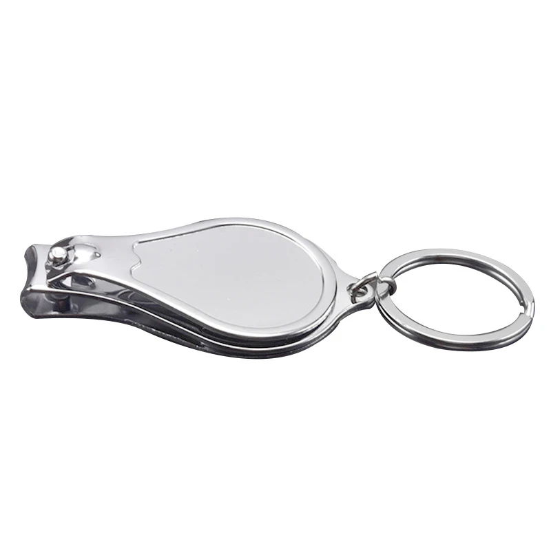 

1pcs Nail Cutter Professional Stainless Steel Finger/Toe Nail Clippers Multi-function Nail Clipper With Bottle Opener Key Ring