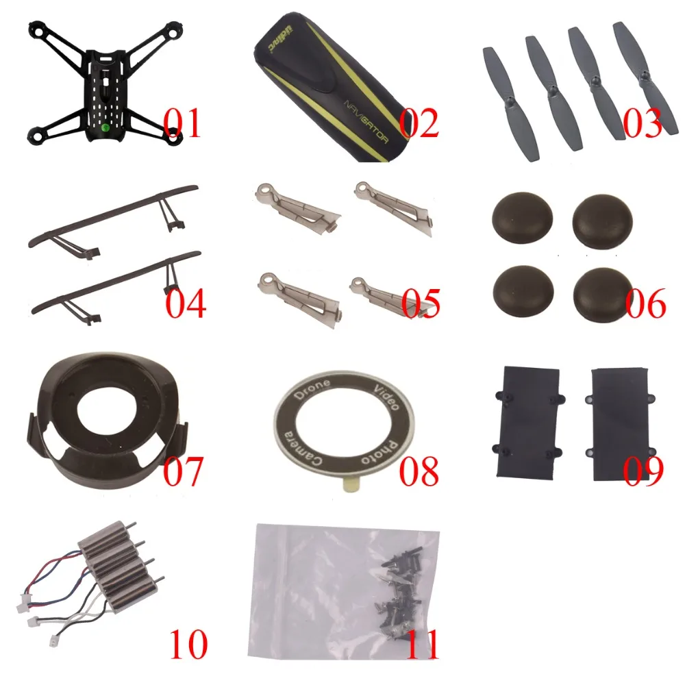 

All spare parts for UDI U31 U31W U36 U34W U36WH quadcopter cover blade battery spare parts