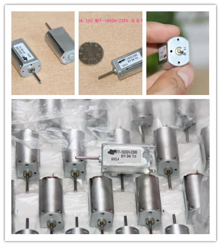 

1-6V 7000rpm WFF-180SH-2395 Micro DC permanent magnet motor mute metal brush Power Tools / Electric / DIY Accessories