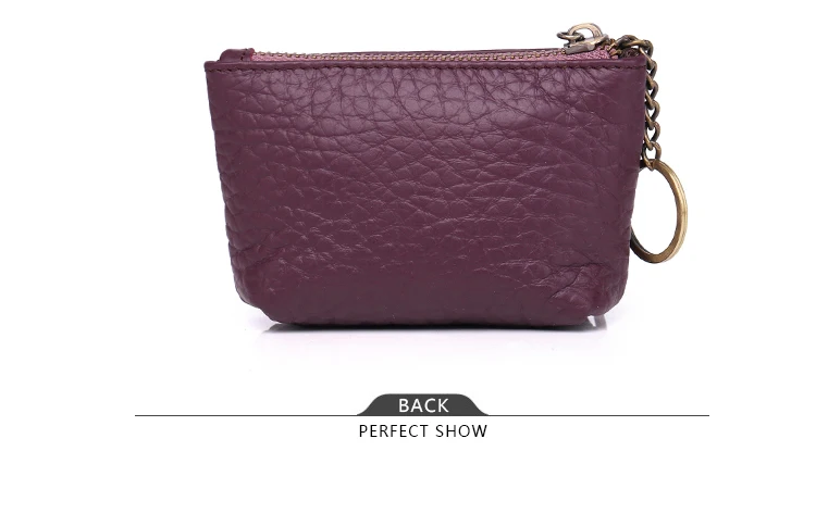 Women Mini Wallets Female Tassel Pendant Short Money Wallets Genuine Leather Lady Zipper Coin Purses Fashion Key Bag  (9)