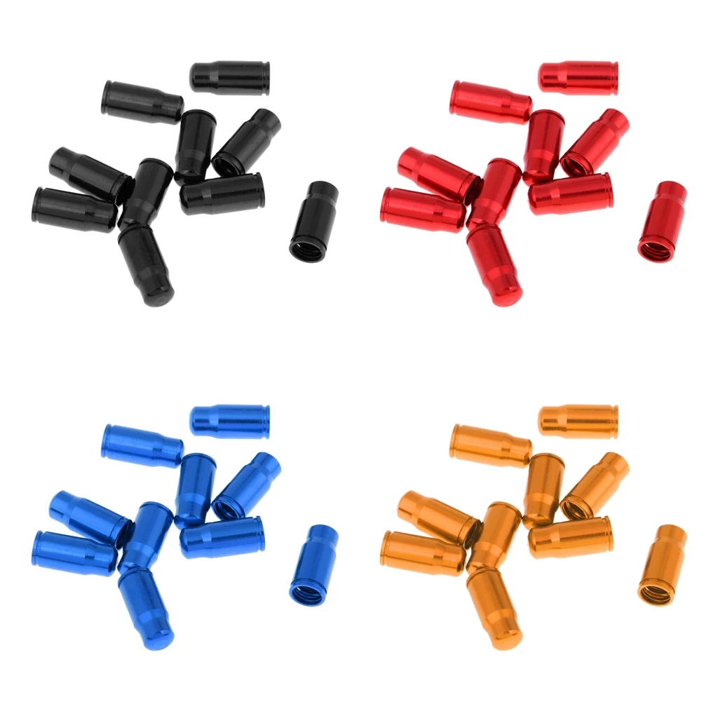  10 Pieces / Set Bike Bicycle Road Racing Colored Presta Valve Cap Dust Covers Cycling Accessories Bicycle Presta Valve Cap