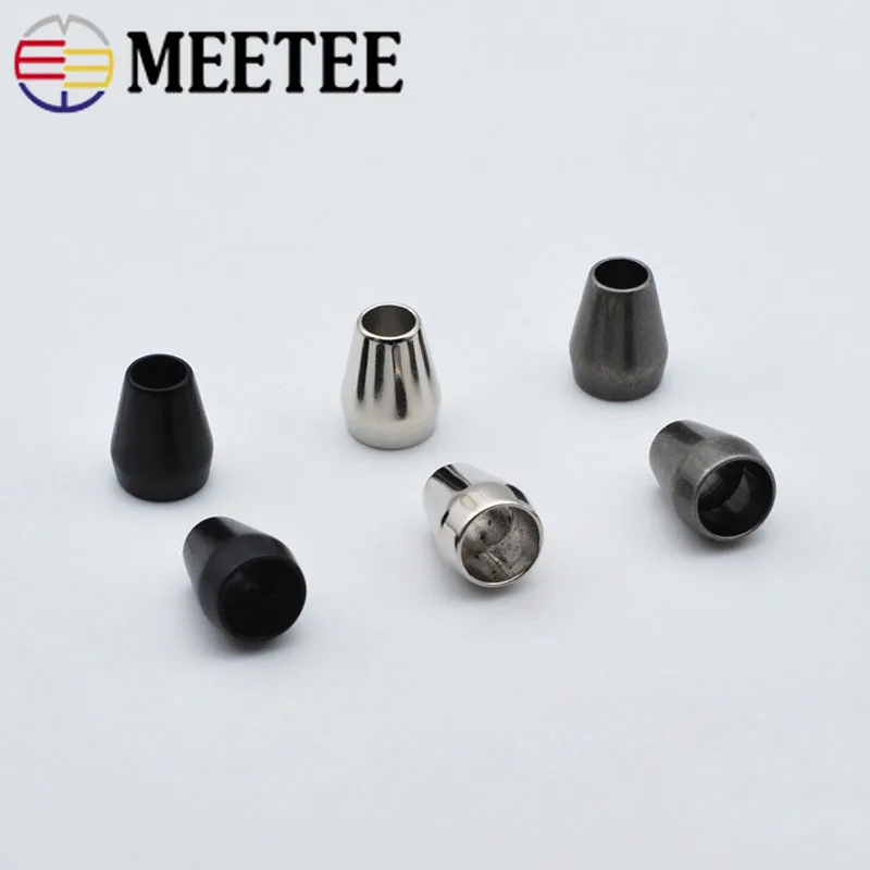 

50pcs Metal Stopper Buckle Hat Rope Cord End Jacket Strap Decor Cord Lock Clip Clasp DIY Sewing Sweatpants Clothing Accessories