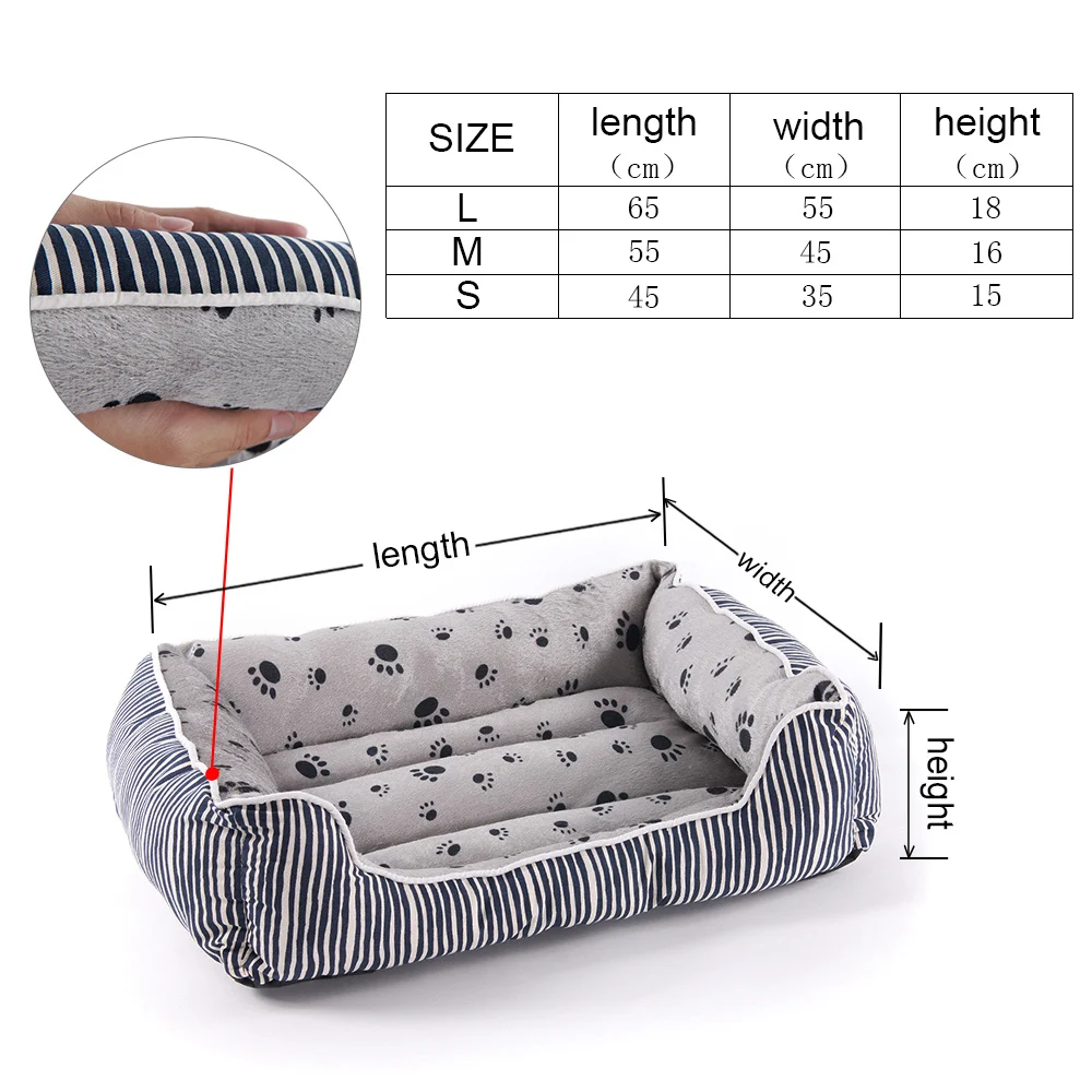 Pet Dog Bed Sofa Dog Bench Beds Mats For Small Medium Large Dogs Cats Pitbull Puppy Bed Dog Cat House Pet Kennel Products COO023