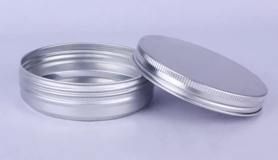 20 штук 100 мл круглая алюминиевая хранения Коробки косметика jar pill крем контейнер круглый бальзам для губ, ремесла, пустой горшок