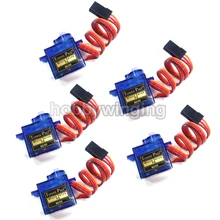 5pcs/lot Tower pro SG90 RC Micro Servo 9g For Arduino Aeromodelismo Align Trex 450 Airplane Helicopters Accessories