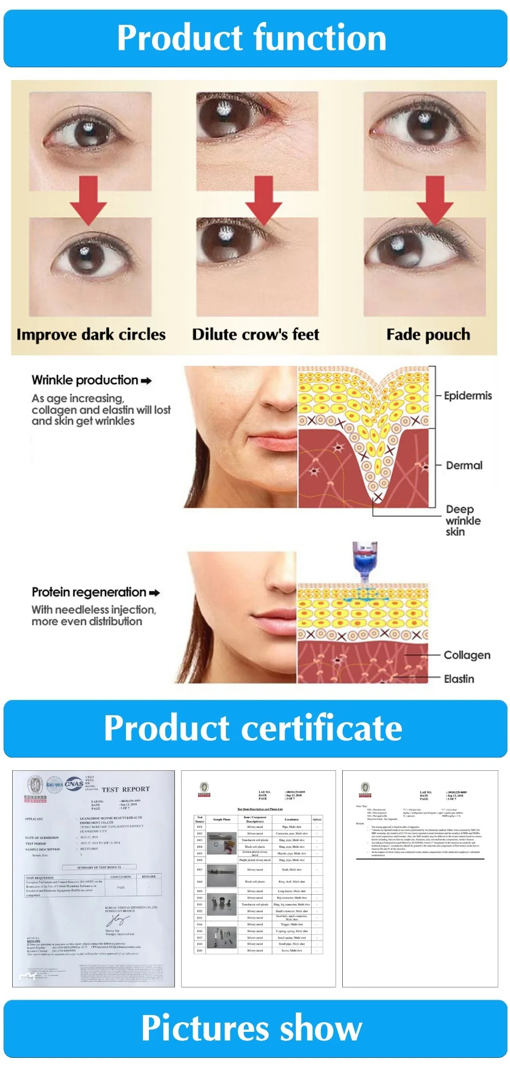Cuidados com a Pele Hialurônico para Anti-rugas Hyaluron Conjunto Caneta Livre Personaliza Logotipo Caneta Seringa Converter Ferramentas Soro Mesoterapia Arma 18 Hyaluron caneta conjunto livre personalizar logotipo seringa