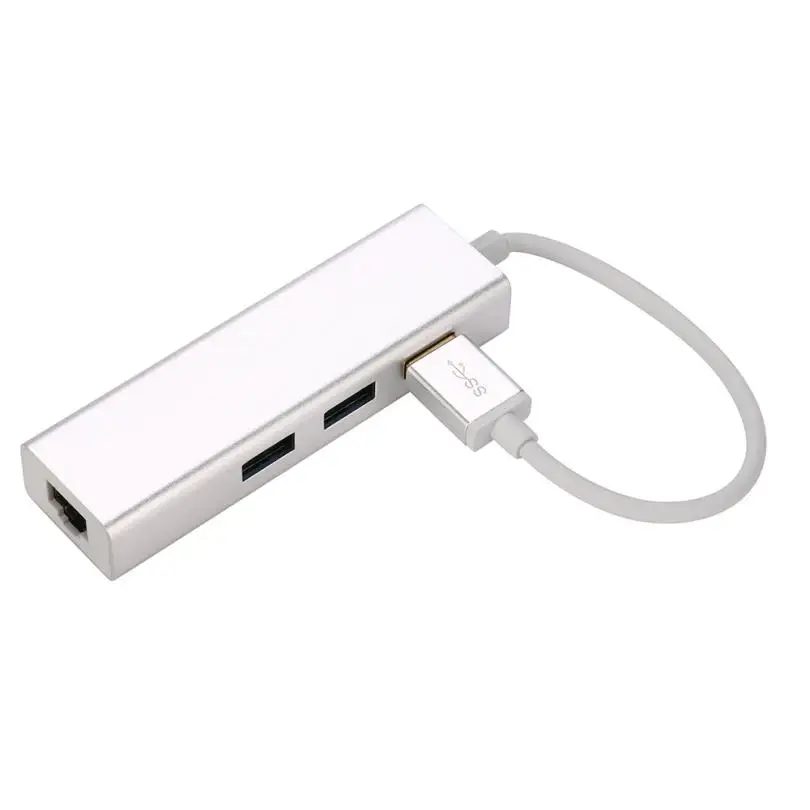 3-Порты и разъёмы USB 3,0 концентратор и USB 3,0 Rj45 до 10/100/1000 м Fast Ethernet LAN полной скорости и удобен и легок в Применение l0719 #3