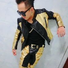 S-5XL, хит, новинка, куртка для мужчин, черный, золотой цвет, хит, сшитая кожа, куртки для мужчин, s, мотоциклетная куртка для мужчин размера плюс, пальто в стиле хип-хоп